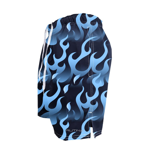 Men's Training Shorts - Blue Flame