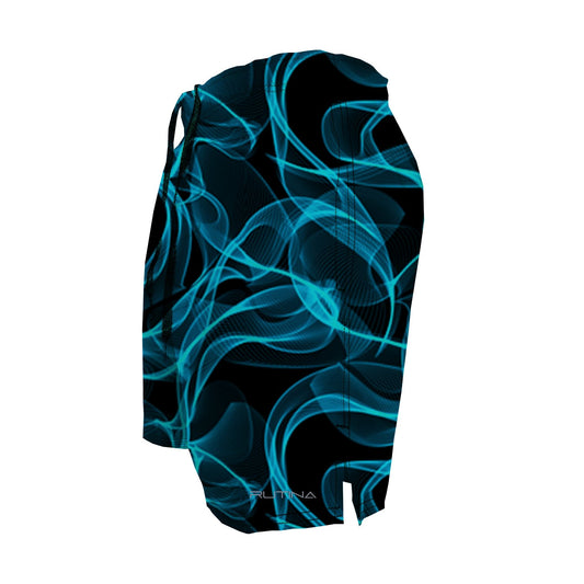 Men's Training Shorts - Aqua Smoke