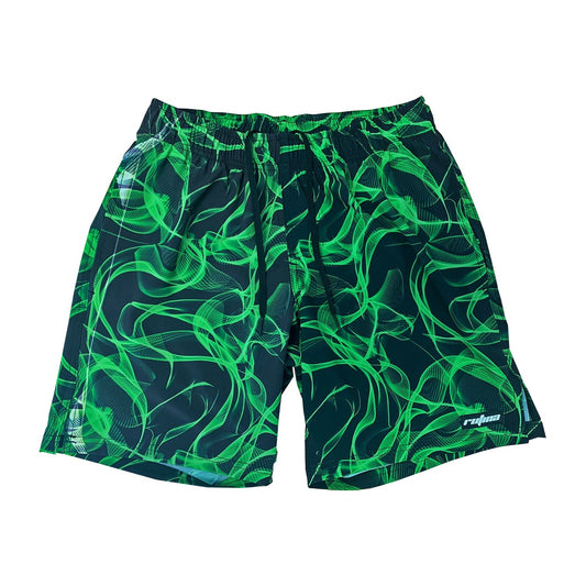 Men's Training Shorts - Neon Green Smoke