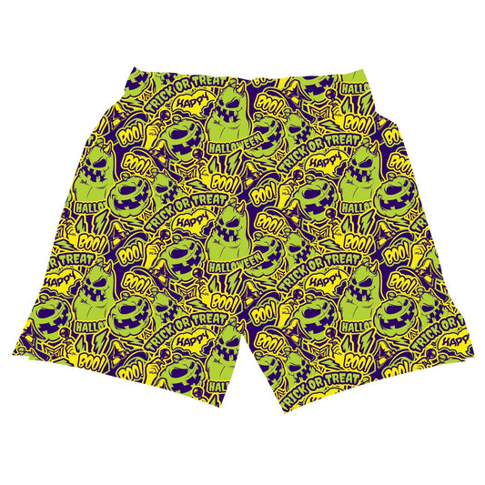 Men's Training Shorts - Yellow Comic